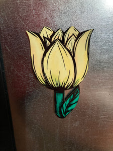 Yellow 3 (T19) - Tulip Magnet