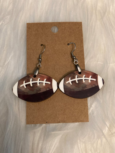 Football (FB05) - Football Earrings