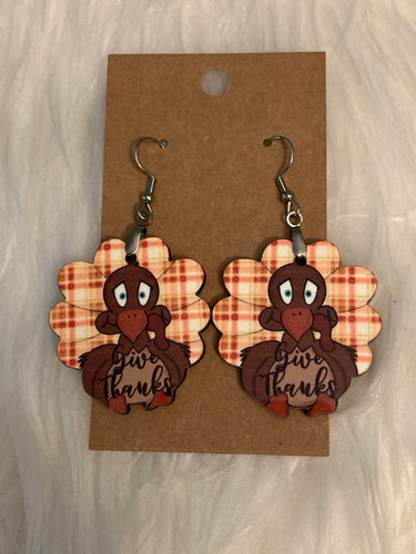 Give Thanks (TU02) - Turkey Earrings