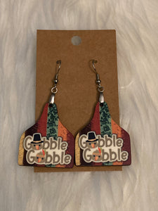 Gobble Gobble (CT20) - Cattle Tag Earrings