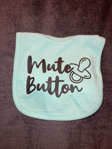 Mute Button Bib