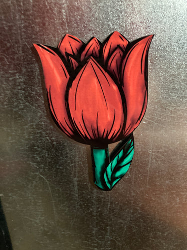 Red (T14) - Tulip Magnet