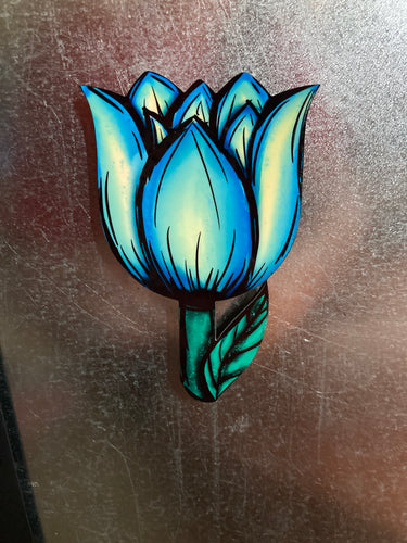 Blue Green (T09) - Tulip Magnet