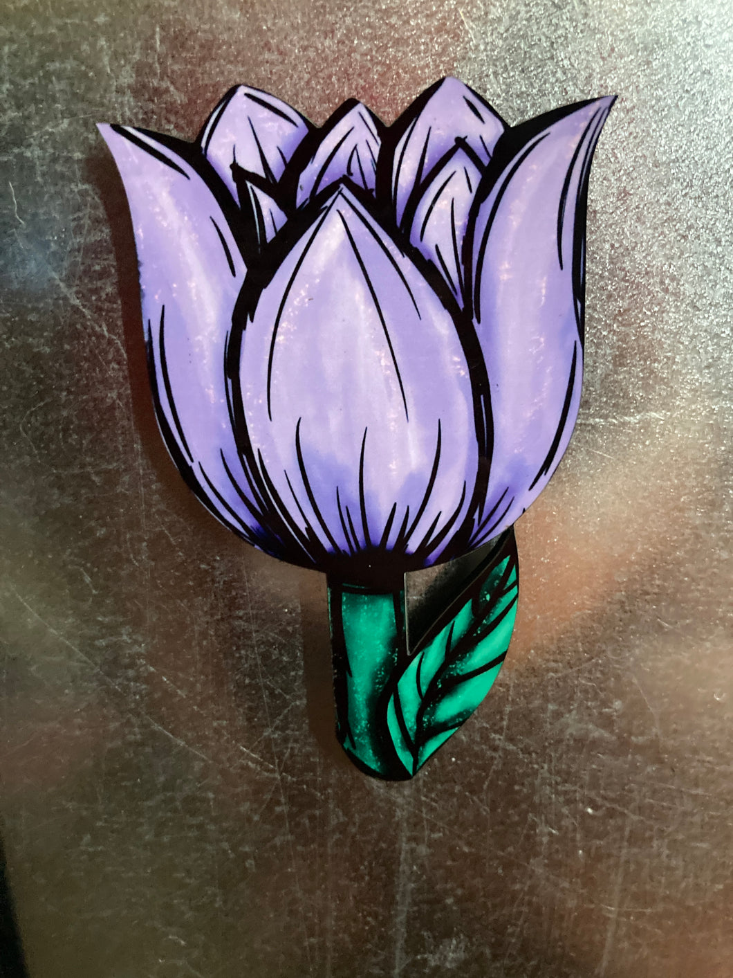 Purple 3 (T11) - Tulip Magnet