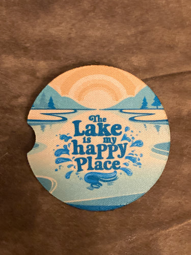 Car Coaster - The Lake is My Happy Place - CC60