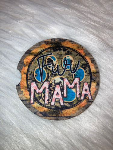 Car Coaster - Fur Mama - R124