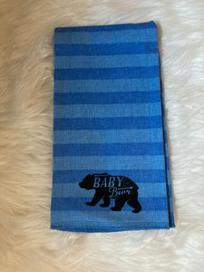 Baby Bear Burp Cloth Rag