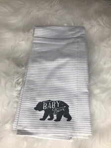 Baby Bear Burp Cloth Rag