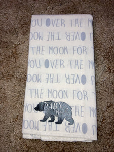 Baby Bear Burp Cloth Rag