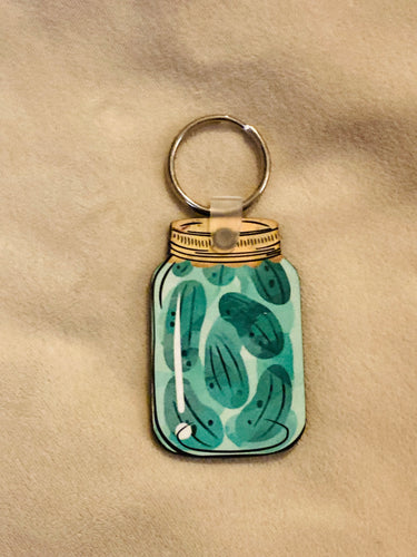 Pickles (MJ08) - Mason Jar Keychain