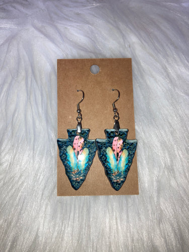 Feathers (AH01) - Arrowhead Earrings