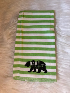 Baby Bear Burp Cloth Rag