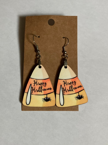 Happy Halloween (C03) - Candy Corn Earrings 1.5