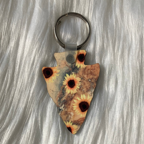 Sunflowers (AH12)- Arrowhead Keychain