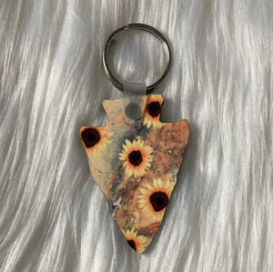 Sunflowers (AH12)- Arrowhead Keychain