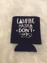 Load image into Gallery viewer, Camping Hair Don’t Care Can Cooler