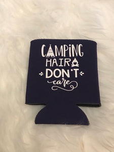 Camping Hair Don’t Care Can Cooler