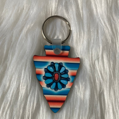 Multicolor Stripe (AH11)- Arrowhead Keychain