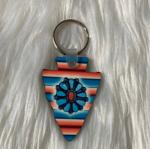 Multicolor Stripe (AH11)- Arrowhead Keychain