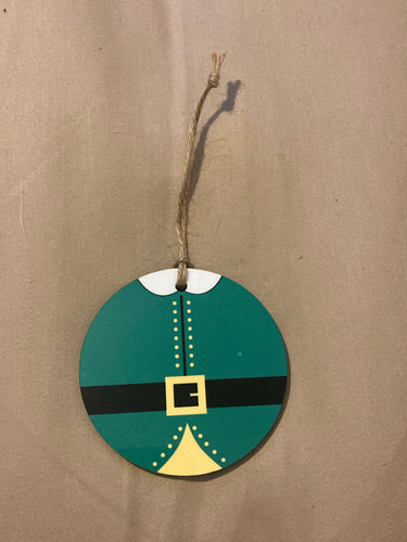 Elf (R96) Round Ornament