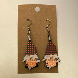 Halloween (G25) - Gnome Earrings