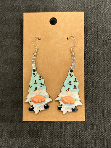 Thanksgiving Turkey (G30) - Gnome Earrings