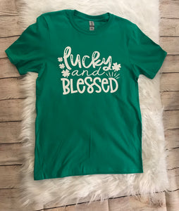 Lucky and Blessed Tee