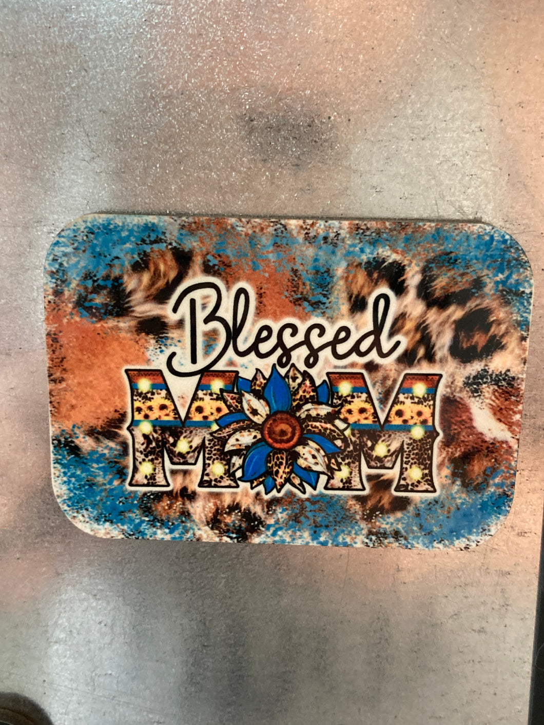 Blessed Mom - Rectangle Magnet