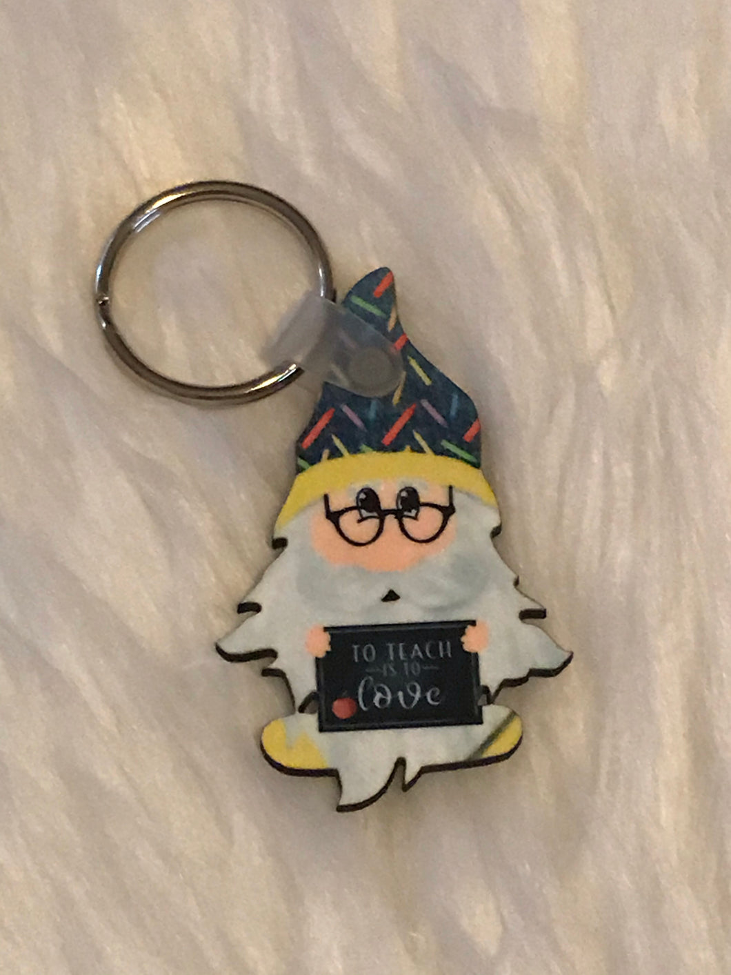 To Teach Is to Love (G31) - Gnome Keychain