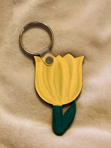 Yellow (T08) - Tulip Keychain