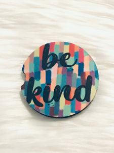 Car Coaster - Be Kind Colorful - CC09