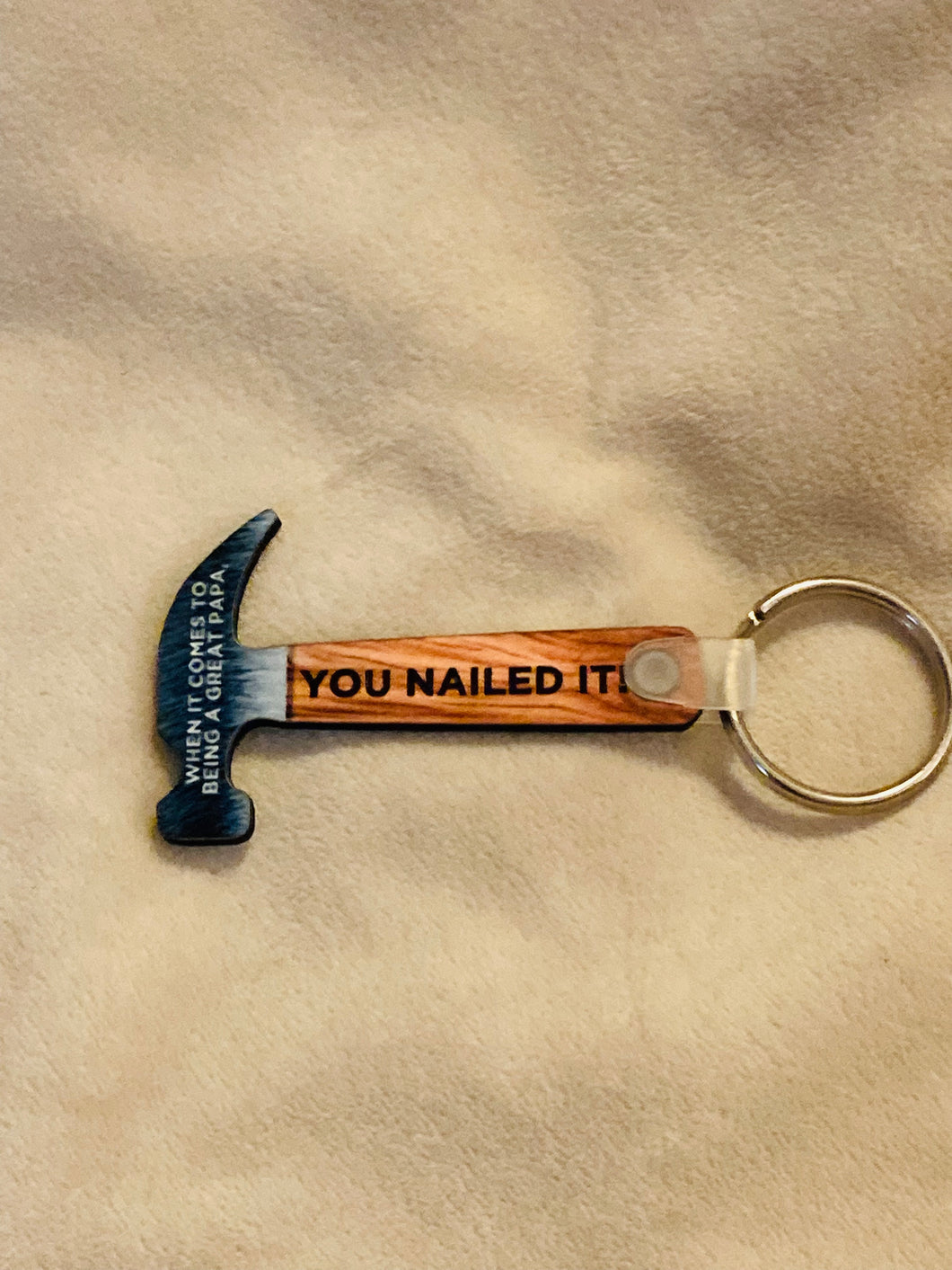 Great Papa Nailed It (HM03) - Hammer Keychain