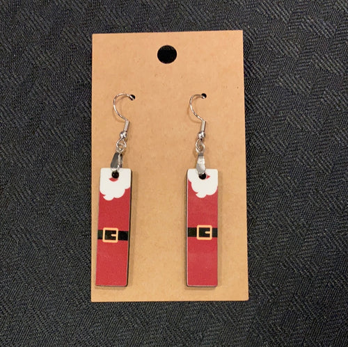 Santa (BE01) - Bar Shape Earrings