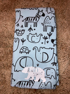 Baby Bear Burp Cloth Rag