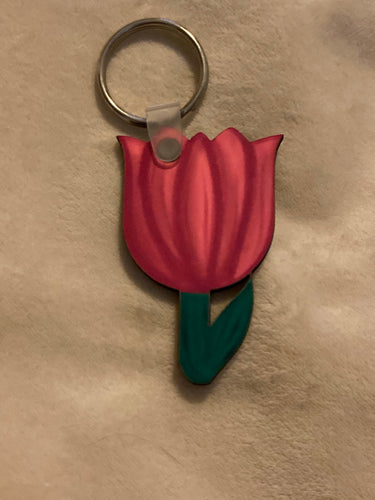 Pink (T04) - Tulip Keychain