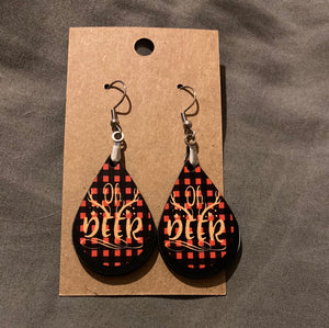 Oh Deer -  Tear Drop Earrings