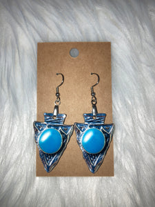 Silver1 (AH06) - Arrowhead Earrings