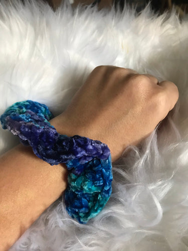 Scrunchie - Blue Brillance