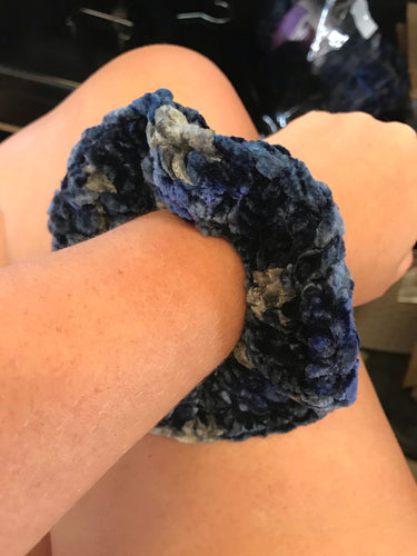 Scrunchie - Navy Marine