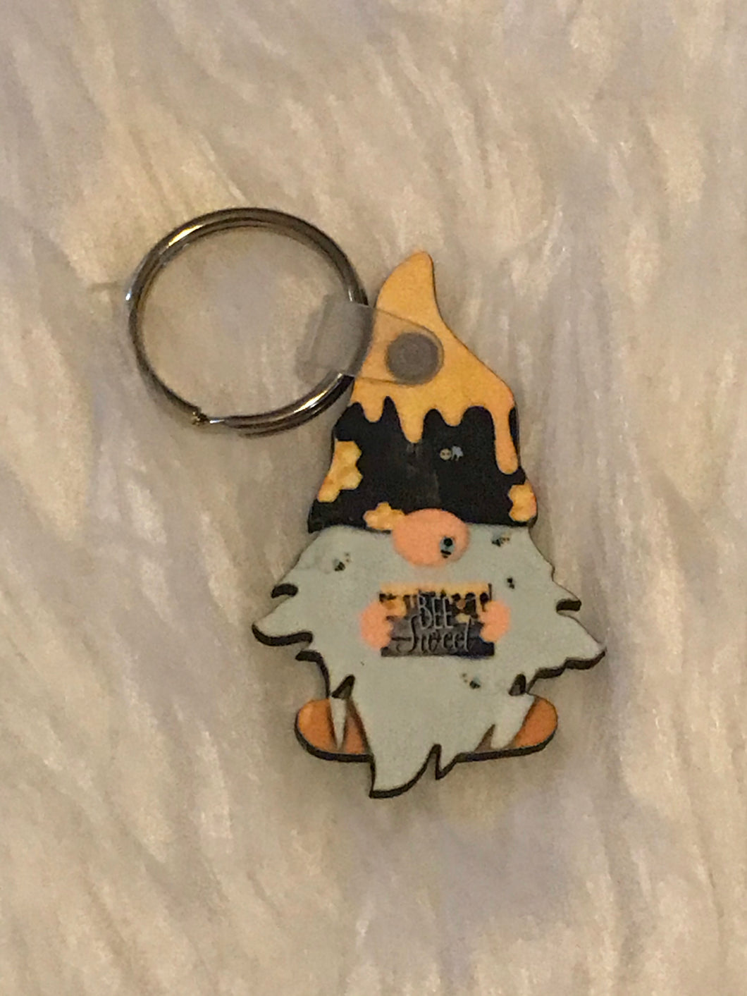 Bee Sweet (G10)  - Gnome Keychain