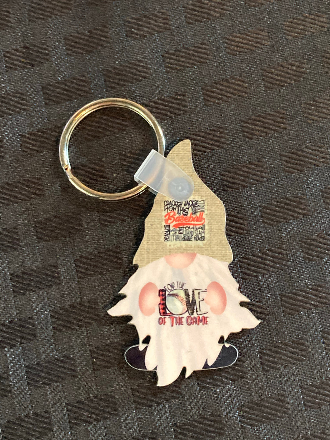 Baseball (G02)  - Gnome Keychain