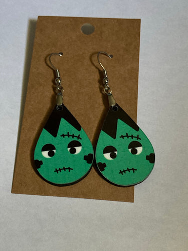 Frankenstein (TD23) - Tear Drop Earrings