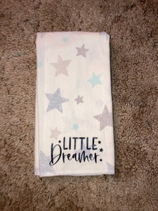 Little Dreamer Burp Rag Cloth