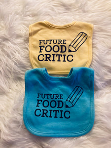 Future Food Critic Bib