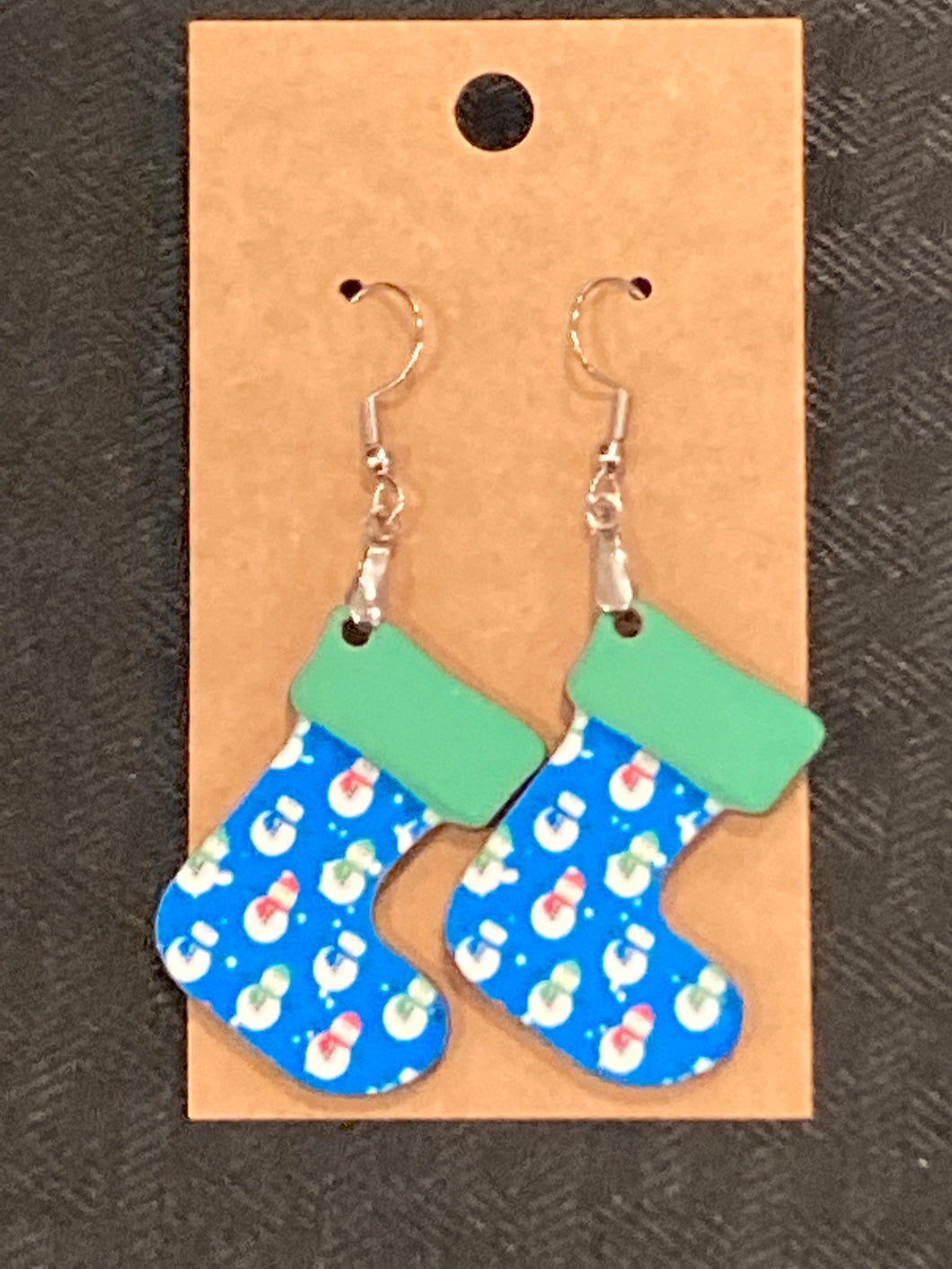 Snowmen (ST09) - Stocking Earrings