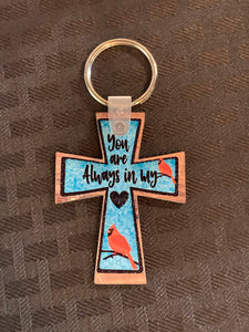 You Are Always in my Heart (CR05) -  Cross Keychain