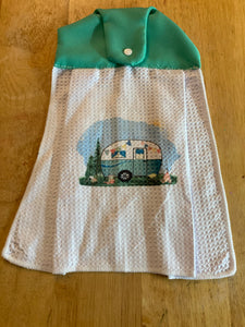 Camper - Over the Handle Waffle Towel