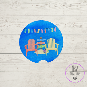 Car Coaster - Beach Chairs - R05