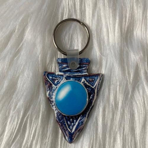 Silver (AH06) - Arrowhead Keychain