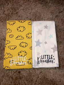 Little Dreamer Burp Rag Cloth